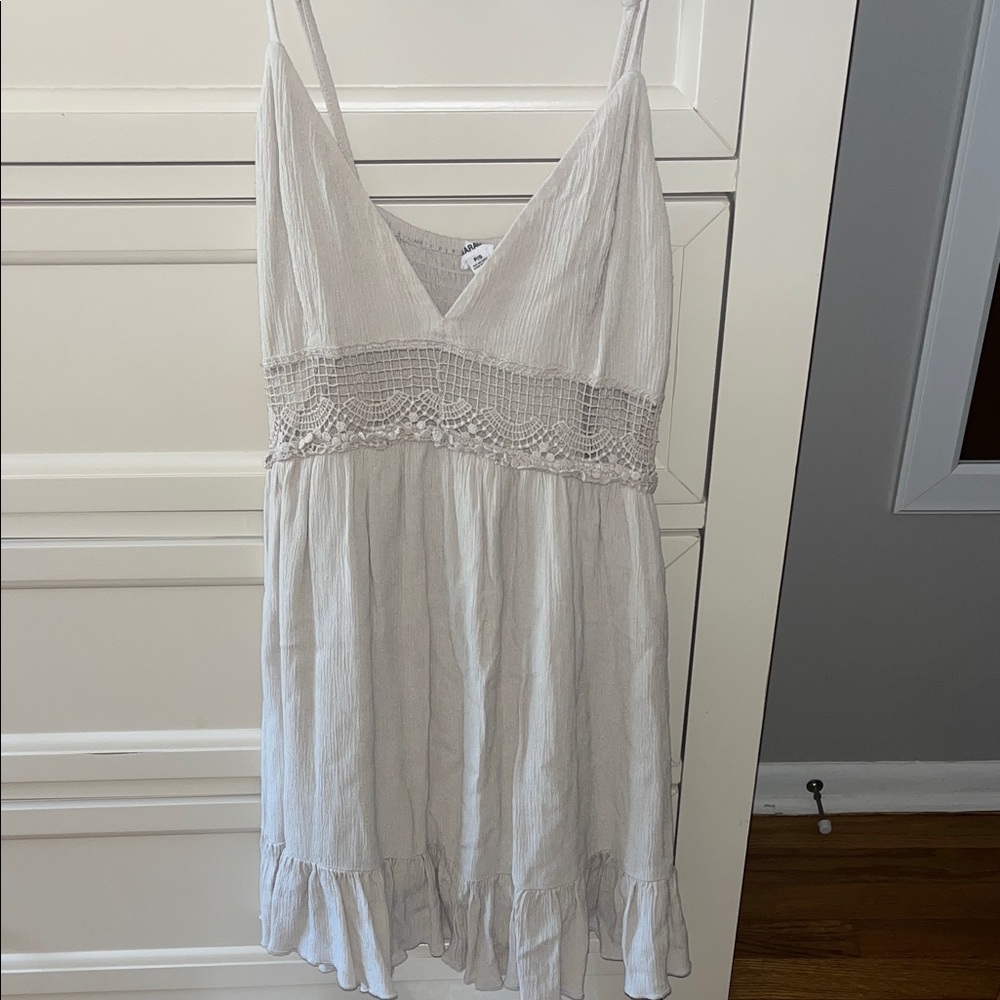 Garage White Mini Dress